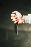 TOPS Unzipper Fixed Knife 4.25" 1095HC Steel Full Blade Black G10 Handle TPUNZ01 -TOPS - Survivor Hand Precision Knives & Outdoor Gear Store