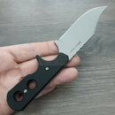 Cold Steel Mini Tac Fixed Knife 3.63" 8Cr13MoV Steel Blade Black Griv-Ex Handle 49HCF -Cold Steel - Survivor Hand Precision Knives & Outdoor Gear Store