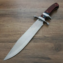 Frost Cutlery Bowie Fixed Knife 10" Stainless Clip Point Blade Frostwood Handle 18316FW -Frost Cutlery - Survivor Hand Precision Knives & Outdoor Gear Store