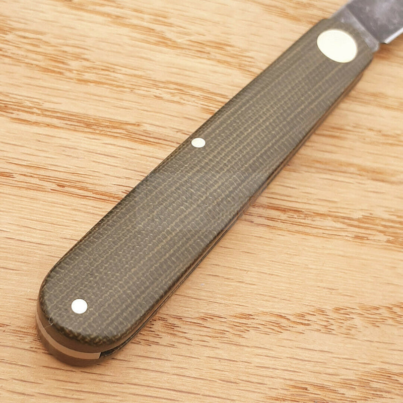 Boker Prime Barlow Folding Knife 2.75" Carbon Steel Blade OD Green Micarta Handle 115942 -Boker - Survivor Hand Precision Knives & Outdoor Gear Store