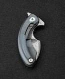 Bestech Strelit Framelock Folding Knife 2.13" Damascus Steel Blade Titanium Handle KT2103I -Bestech Knives - Survivor Hand Precision Knives & Outdoor Gear Store