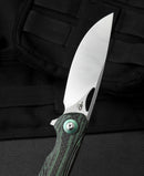 Bestech Knives Falko Folding Knife 3.75" 154CM Steel Blade Carbon Fiber/G10 Handle L01C -Bestech Knives - Survivor Hand Precision Knives & Outdoor Gear Store