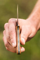 TOPS Little Bugger Fixed Knife 2.38" 1095HC Steel Blade Tan Canvas Micarta Handle LILB01 -TOPS - Survivor Hand Precision Knives & Outdoor Gear Store