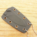 QSP Knife Neckmuk Neck Fixed Knife 2.88" D2 Tool Steel Blade Blue Micarta Handle 125D -QSP Knife - Survivor Hand Precision Knives & Outdoor Gear Store