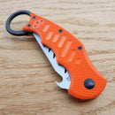 Fox Dart Trainer Folding Knife 2.5" UNSHARPENED 420C Steel Blade Orange G10 Handle 597TK -Fox - Survivor Hand Precision Knives & Outdoor Gear Store