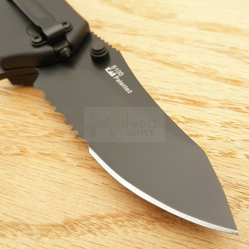 Kershaw Funxion EMT Folding Knife 3" 8Cr13MoV Steel Blade Black Nylon Handle 8100 -Kershaw - Survivor Hand Precision Knives & Outdoor Gear Store