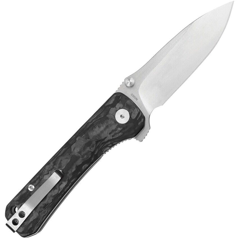 QSP Knife Hawk Folding Knife 3.25" CPM S35VN Steel Blade Carbon Fiber Handle 131F -QSP Knife - Survivor Hand Precision Knives & Outdoor Gear Store