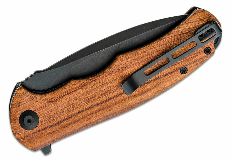 Civivi Praxis Linerlock Folding Knife 3.75" 9Cr18MoV Steel Blade Wood Handle C803H -Civivi - Survivor Hand Precision Knives & Outdoor Gear Store
