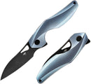 Bestech Knives The Reticulan Folding Knife 3.25" S35VN Steel Blade Blue Titanium Handle KT2003B -Bestech Knives - Survivor Hand Precision Knives & Outdoor Gear Store