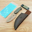 TOPS Baja Fixed Knife 3.25" 1095HC Steel Full Tang Blade Canvas Micarta Handle BAJA03 -TOPS - Survivor Hand Precision Knives & Outdoor Gear Store