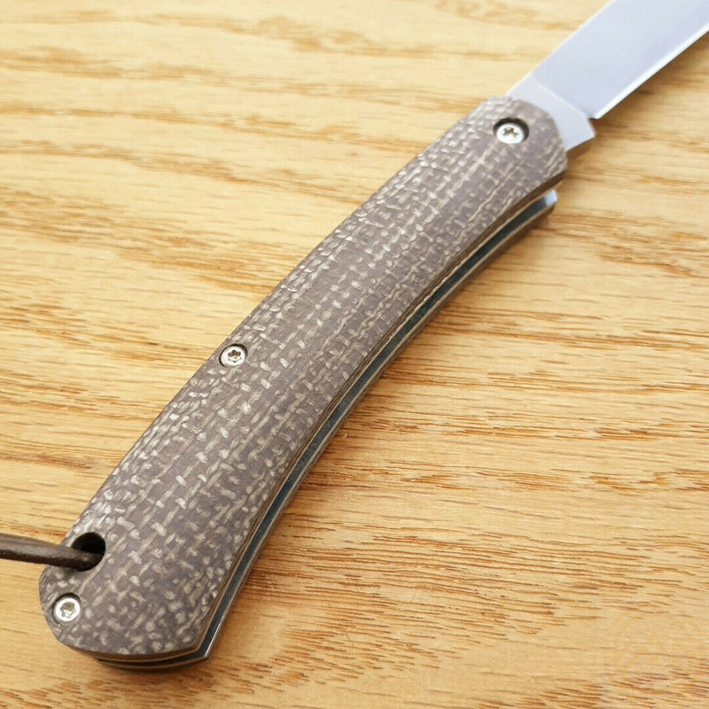 Fox Nauta Slip Joint Folding Knife 3.25" 420C Steel Blade Canvas Micarta Handle 230MIBI -Fox - Survivor Hand Precision Knives & Outdoor Gear Store