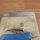 Myerchin Sailors Tool Liner Folding Knife Stainless Steel Blade Blue Aluminum Handle P300BL -Myerchin - Survivor Hand Precision Knives & Outdoor Gear Store