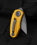 Bestech Knives Tulip Folding Knife 1.5" 14C28N Steel Blade Yellow G10 Handle KG38F -Bestech Knives - Survivor Hand Precision Knives & Outdoor Gear Store