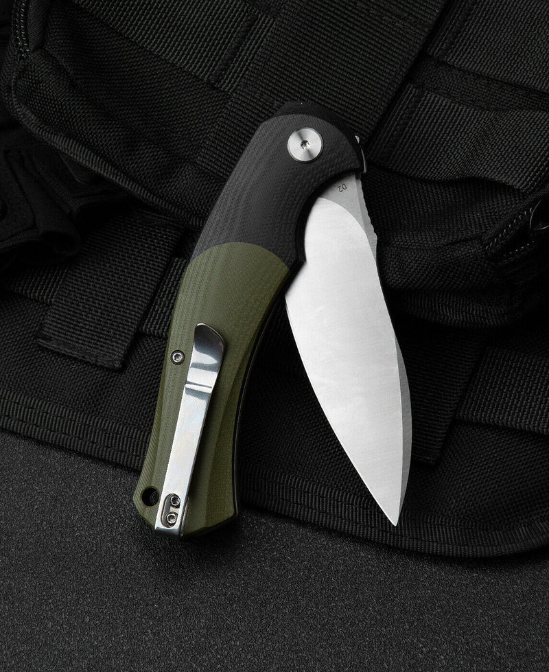 Bestech Knives Penguin Liner Folding Knife 3.63" D2 Tool Steel Blade G10 Handle G32A -Bestech Knives - Survivor Hand Precision Knives & Outdoor Gear Store