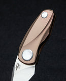 Bestech Knives Tulip Frame Folding Knife 1.25" Bohler M390 Steel Blade Pink Titanium Handle KT1913D -Bestech Knives - Survivor Hand Precision Knives & Outdoor Gear Store