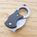 Fox Mini-Ka Linerlock Folding Knife 1" 420 Steel Hawkbill Blade Black FRN Handle 535 -Fox - Survivor Hand Precision Knives & Outdoor Gear Store