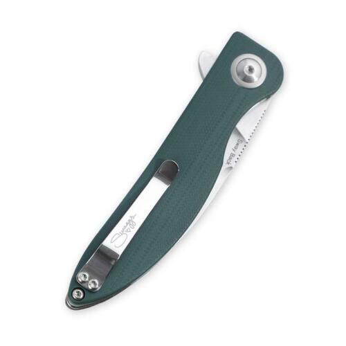 Kizer Cutlery Sway Back Folding Knife 3" N690 Steel Blade Green G10 Handle V3566N5 -Kizer Cutlery - Survivor Hand Precision Knives & Outdoor Gear Store