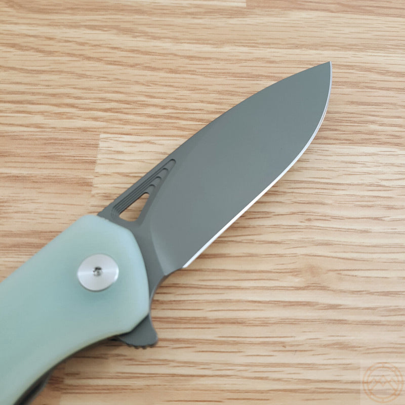 Bestech Knives Airstream Folding Knife 3.75" D2 Tool Steel Blade Jade G10 Handle KG47J -Bestech Knives - Survivor Hand Precision Knives & Outdoor Gear Store