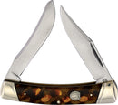 Rough Ryder Moose Pocket Knife Stainless Steel Blades Imitation Tortoise Shell Handle 2436 -Rough Ryder - Survivor Hand Precision Knives & Outdoor Gear Store