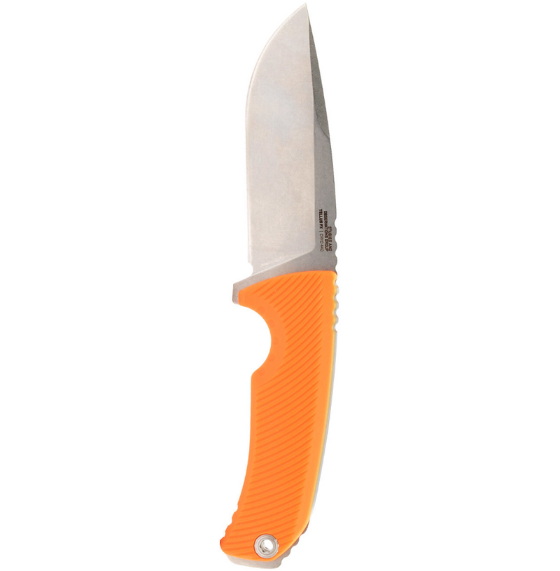 SOG Tellus FX Fixed Knife 4.25" CRYO 440 Steel Full Tang Blade Orange Textured GRN Handle G17060343 -SOG - Survivor Hand Precision Knives & Outdoor Gear Store