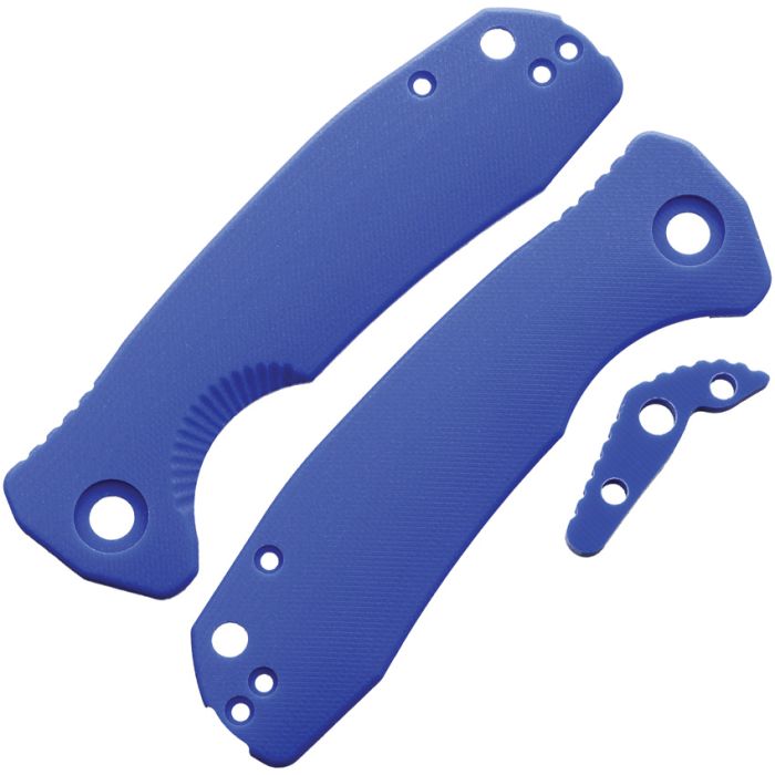 Honey Badger Knives Blue G10 Handle Set Medium Is Only Compatible With Brand 4039 -Honey Badger Knives - Survivor Hand Precision Knives & Outdoor Gear Store