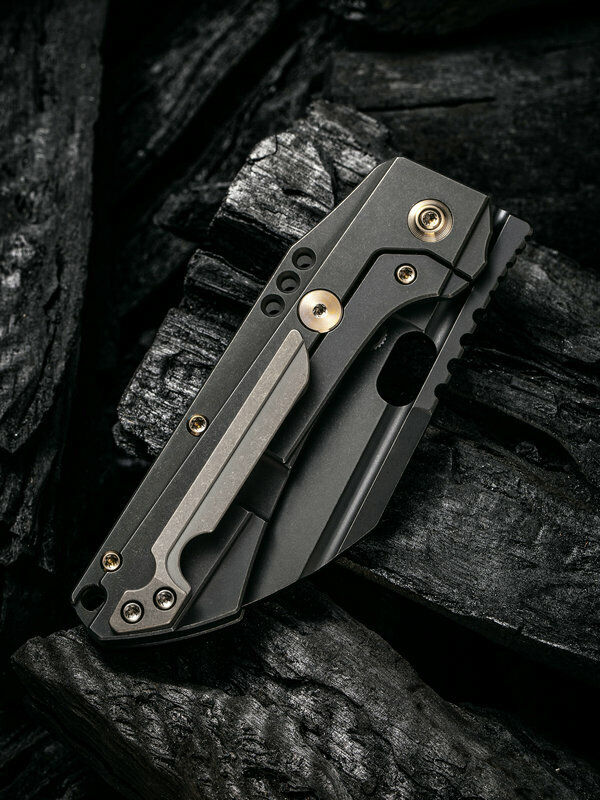 We Knife Roxi Frame Folding Knife 3.13" CPM S35VN Steel Blade Black Titanium Handle 190722 -We Knife Co - Survivor Hand Precision Knives & Outdoor Gear Store