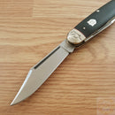 Rough Ryder Cattleman Pocket Knife 440 Steel Clip/Pen Blades Black Micarta Handle 2380 -Rough Ryder - Survivor Hand Precision Knives & Outdoor Gear Store