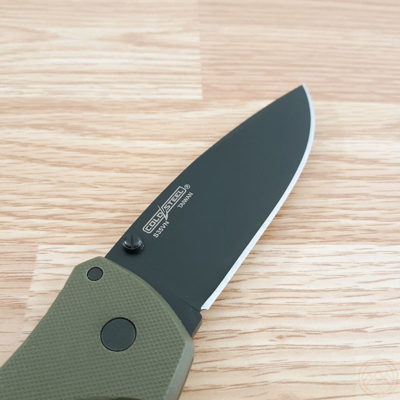 Cold Steel Recon 1 Lock Folding Knife 4" CPM S35VN Steel Spear Point Blade OD Green G10 Handle 27BSODBK -Cold Steel - Survivor Hand Precision Knives & Outdoor Gear Store