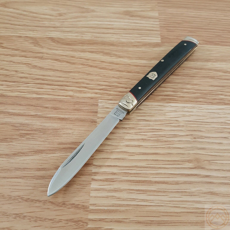 Rough Ryder Doctor's Folding Knife 440 Steel Blade Black Micarta Handle 2383 -Rough Ryder - Survivor Hand Precision Knives & Outdoor Gear Store