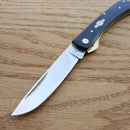 Rough Ryder Work Folding Knife 440 Steel Drop Point Blade Black Micarta Handle 360 -Rough Ryder - Survivor Hand Precision Knives & Outdoor Gear Store