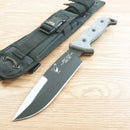 TOPS Best Fixed Knife 7" 5160 Steel Full Tang Blade Linen Micarta Handle 5020HP -TOPS - Survivor Hand Precision Knives & Outdoor Gear Store