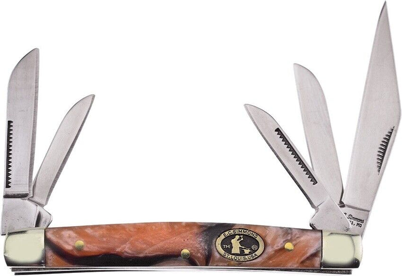 Frost Cutlery Kentucky Congress Pocket Knife Stainless Steel Blades Gold Resin Handle CS117CG -Frost Cutlery - Survivor Hand Precision Knives & Outdoor Gear Store