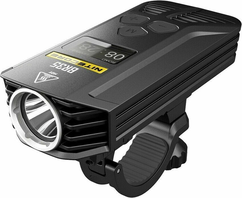 Nitecore Rechargeable Bike Light Water And Impact Resistant Brightness OLED Display Battery Included Full Metal BR35 -Nitecore - Survivor Hand Precision Knives & Outdoor Gear Store