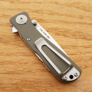 SOG Twitch II Lockback A/O Folding Knife 2.63" AUS-8 Steel Drop Point Blade Gray Anodized Aluminum Handle GTWI8CP -SOG - Survivor Hand Precision Knives & Outdoor Gear Store