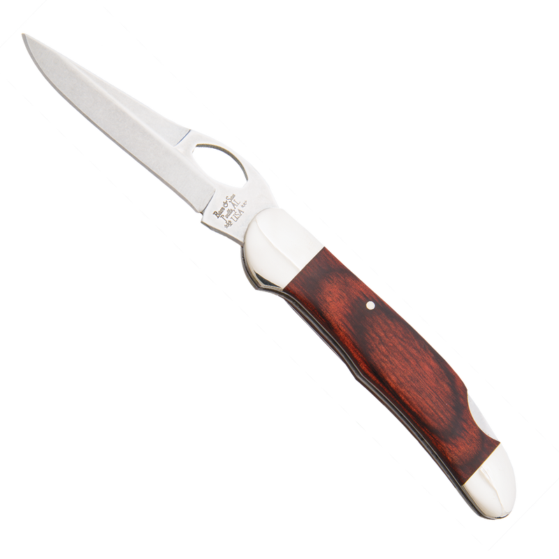 Bear & Son Cowhand Lockback Folding Knife 3.38" Stainless Steel Blade Rosewood Handle 2150LR -Bear & Son - Survivor Hand Precision Knives & Outdoor Gear Store