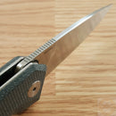 QSP Knife Leopard Folding Knife 3" 14C28N Sandvick Steel Blade Micarta Handle 135B -QSP Knife - Survivor Hand Precision Knives & Outdoor Gear Store