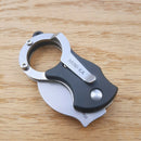 Fox Mini-Ka Linerlock Folding Knife 1" 420 Steel Hawkbill Blade Black FRN Handle 535 -Fox - Survivor Hand Precision Knives & Outdoor Gear Store