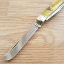 Rough Ryder Trapper Don't Tread on Me Pocket Knife Stainless Steel Blades Yellow Smooth Bone Handle 1381 -Rough Ryder - Survivor Hand Precision Knives & Outdoor Gear Store