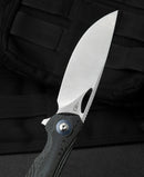 Bestech Knives Falko Liner Folding Knife 3.75" 154CM Steel Blade Carbon Fiber/G10 Handle KL01A -Bestech Knives - Survivor Hand Precision Knives & Outdoor Gear Store