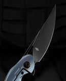 Bestech Knives Marukka Frame Folding Knife 3.63" Bohler M390 Steel Blade Blue Titanium Handle KT2002B -Bestech Knives - Survivor Hand Precision Knives & Outdoor Gear Store