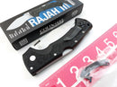 Cold Steel Rajah III Folding Knife 3.5" AUS8-10A Steel Blade Black Griv-Ex Handle 62JM -Cold Steel - Survivor Hand Precision Knives & Outdoor Gear Store