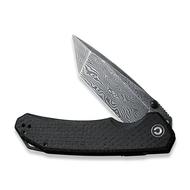 Civivi Brazen Linerlock Folding Knife 3.46" Damascus Steel Blade Micarta Handle C2023DS1 -Civivi - Survivor Hand Precision Knives & Outdoor Gear Store