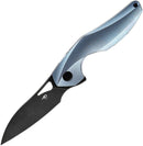 Bestech Knives The Reticulan Folding Knife 3.25" S35VN Steel Blade Blue Titanium Handle KT2003B -Bestech Knives - Survivor Hand Precision Knives & Outdoor Gear Store
