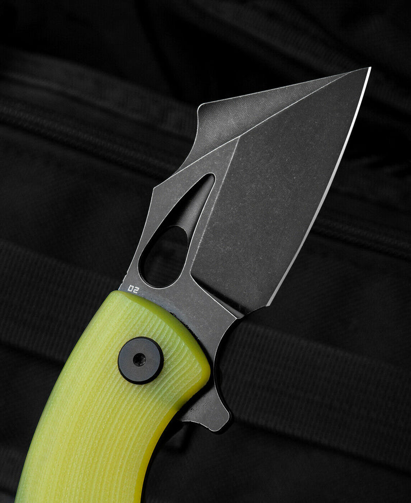 Bestech Knives Lizard Linerlock Folding Knife 2.5" D2 Tool Steel Blade Lime G-10 Handle KG39F -Bestech Knives - Survivor Hand Precision Knives & Outdoor Gear Store