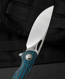 Bestech Knives Falko Liner Folding Knife 3.75" 154CM Steel Blade Carbon Fiber/G10 Handle KL01B -Bestech Knives - Survivor Hand Precision Knives & Outdoor Gear Store