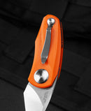 Bestech Knives Tulip Folding Knife 1.5" 14C28N Sandvik Steel Blade Orange G10 Handle G38C -Bestech Knives - Survivor Hand Precision Knives & Outdoor Gear Store