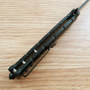 United Cutlery USMC Stiletto Folding Knife 4" 420 Steel Blade Black / Green Aluminum Handle 3232 -United Cutlery - Survivor Hand Precision Knives & Outdoor Gear Store