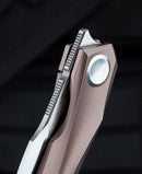 Bestech Knives Ivy Frame Folding Knife 3" S35VN Steel Blade Pink Titanium Handle KT2004C -Bestech Knives - Survivor Hand Precision Knives & Outdoor Gear Store