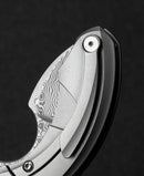 Bestech Knives STRELIT Folding Knife 2.13" Damascus Steel Blade Gray Titanium Handle KT2103G -Bestech Knives - Survivor Hand Precision Knives & Outdoor Gear Store