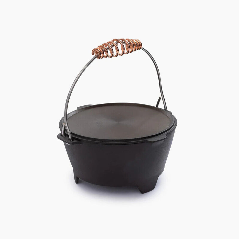 Barebones Living Cast Iron Dutch Oven 4qt Lid Designed For Steaming And Venting RE327 -Barebones Living - Survivor Hand Precision Knives & Outdoor Gear Store